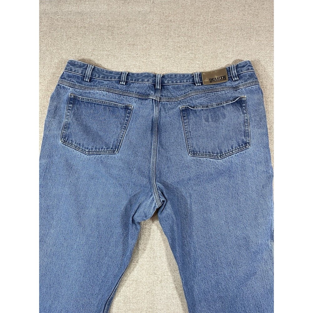 DULUTH Trading Co Men's Blue Relaxed Fit Heavy Casual Utility Jeans Size 48x28 - Picture 6 of 7